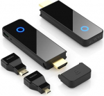 BEQOOL traadita HDMI saatja ja vastuv&otilde;tja - 4K dekodeerimine 1080P 60Hz v&auml;ljund, Dual Band 2.4/5GHz, 98FT, striiming video audio s&uuml;learvuti, arvuti, STB, kaamera TV, projektor, monitor (must)