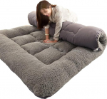 Futon Tatami Jaapani kokkupandav madrats Futon Kaasaskantav pehme seljatoe leevendav madrats &otilde;pilase vastupanu 10 cm Hall 200 x 220 m