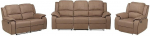 Vente-unique - Relax 3+2+1 diivanikomplekt Microfibre Taupe Hernani