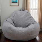 Bean Bags for Adults, Gaming Bean Bags, suur, sise- ja v&auml;litingimustes kasutamiseks, veekindel, pirnikujuline, pol&uuml;ester, ilma t&auml;idiseta, elutuba, aed, hall 1, 105 x 115 cm