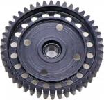 OINGHU Gear Pinion, 1 Piece 1 Module 17/18 Teeth Carbon Steel Spur Gear with Graduated Platform, Power Transmission Spur Gears for Racks, 1 Module 17 Teeth