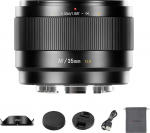 7Artisans Autofookus 35mm F1.8 APS-C objektiiv LITE-seeria Suure valgusj&otilde;uga F1.8 Toetab n&auml;o ja silma tuvastamist &Uuml;hildub Fujifilm X-H/T/T30/S/E/A-seeria Fuji X-E2 Fuji X-T2ga