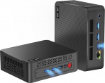 wo-we P6 AMD Ryzen 5 3550H Mini PC, 16GB DDR4 RAM & 512GB SSD (Beat N150/N100/N95, 4C/8T, kuni 3.7Ghz) Mini Arvutid, Dual HDMI 2.0, 4K Triple Display, Wi-Fi5/BT 5.0
