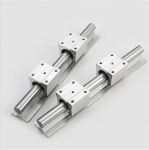 Professionelle 2-teilige SBR16-Linearschienenf&uuml;hrung D16 300 400 500 500 600 1000 1200 1500 mm Vollschieberunterst&uuml;tzung + 4-teiliger SBR16UU-Linearlagerblock CNC(1500mm) jaoks.