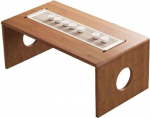 Tragbarer, Klappbarer Couchtisch, Schmaler Wandtisch, Teetisch, Kleiner Teetisch, Tisch, Niedriger Tisch, Kleiner Tisch Aus Massivholz, Klappbarer Wohnzimmertisch, Schlafzimmerfensterbank, Balkon-Erke