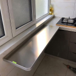 Fr&uuml;hst&uuml;cksbartisch, Klapptische zur Wandmontage, Klappbarer Wandtisch, K&uuml;chentisch mit ausklappbarem Ausziehsofa, Esstisch, Arbeitstisch, Kleiner platzsparender H&auml;ngetis