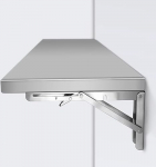 Klapptisch - Wandmontiertes Tropfenblatt-Design, f&uuml;r platzsparende Aufbewahrung in Waschk&uuml;che oder Home Office