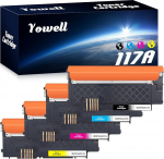 117A tooner &uuml;hildub HP 117A tooneriga HP v&auml;rvilaser MFP 179fwg MFP 178nwg 150nw 179fnw 178nw 179 178 Laser 150a 150w, 4 tk pakendiga