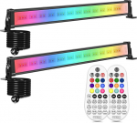 Linke 42 W LED-seina pesumasin koos kaugjuhtimispuldiga RGB LED-valgustus 10 v&auml;rvi 30 režiimi IP66 veekindel peo valgusvihik koos taimer-m&auml;lufunktsiooniga v&auml;ljas siseruumides aias DJ kodus festivalide kaunistamiseks