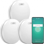 Aroha Smart Connect suitsuandur WLAN - 10-aastane aku - tulekahjusignalisatsioon WLAN &uuml;hendatud rakendusega Tuya & Smartlife, Smart Home - 3-st komplektis