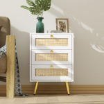 Yvsevnr &Ouml;&ouml;laud, &ouml;&ouml;kapp 3 sahtliga, valge, puidust &ouml;&ouml;kapp, diivanilaud, k&uuml;ljelaud, &ouml;&ouml;konsool elutuppa, magamistuppa, esikusse, kontorisse, 46 x 37 x 68 cm.