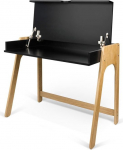 TemaHome, Aura Desk 94 x 53 x 76 cm Oak / Black