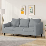 3-kohaline diivan Diivan Lounge diivan Polsterdatud diivan Relax diivan K&uuml;lalisdiivan Elutoa diivan L&otilde;&otilde;gastav diivan magamistuppa K&uuml;lalistetuba 180 cm Kangas helehall