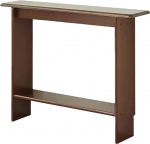 Schmaler Console Table Holz,lange Bauernhaus-Foyer-Tische,Platzsparend, ger&auml;umig und flach, mit einer kunstvollen Tischplatte, Ablagef&auml;chern,f&uuml;r Eingangsbereich Flur Wohnzimmer.(Brown,100*20*76cm)