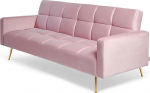 Jahnke Chillax POSH sametist diivanvoodi Soft Pink