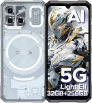 DOOGEE Blade GT 5G purunematu mobiiltelefon LED valgusefekt MTK7050 6NM 32GB + 256GB/2TB 120Hz 6,72" FHD + 2025 Android 14 48MP + 20MP NFC n&auml;o lukustamisel s&otilde;rmej&auml;lg Wi-Fi 6