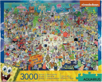 Aquarius Spongebob Squarepants Jigsaw Puzzle (3000 Piece Jigsaw Puzzle), Officially Licensed Spongebob Merchandise and Collectible, Anti-Glare, Precise Fit, 32 x 45 Inches