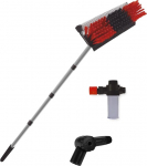 Teleskoopluud puhastamiseks STARLYF teleskoopiline h&uuml;dropuhasti, veega t&ouml;&ouml;tav seebidosaator, p&auml;ikesepaneelide puhastamine, veoautode, busside, autode, katuste pesemine, 3,6 m, mitte teleskoopiline