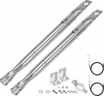 PayandPack 42204 (2-pack) Universaalne reguleeritava pikkusega 14" kuni 19" roostevabast terasest toru p&otilde;leti asendus enamiku gaasigrilli, ahju, pliidi, pliidi, k&uuml;psetusplaadi, frit&uuml;&uuml;ride mudelite jaoks.