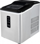 GUTFELS Ice Maker 4015 Ice Cube Maker Display 12 kg in 24 Hours 2 Ice Cube Sizes 1.2 kg Capacity 120 W Ice Cube Scoop
