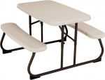 Lifetime 2.7 ft (0.83 m) Children's Folding Picnic Table - Beige