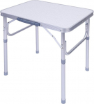 Dioche Folding Camping Garden Picnic Table with Carry Handle Aluminium Height Adjustable 25-56cm