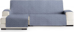 Eysa Mist diivanitekk, pol&uuml;ester, C/3 sinine-hall, Chaise Longue 240 cm Sobib diivanitele 250-300 cm pikkusele.
