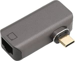 USB C magnetiline adapter, USB Type C kuni RJ45 Gigabit Ethernet adapter 10Gbps LAN v&otilde;rguadapter Windowsile Androidile OS X jaoks