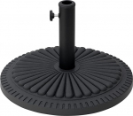 Outsunny P&auml;ikesevarju statiiv 14 kg &uuml;mmargune vihmavarju hoidik P&auml;ikesevarju kaal 35-48 mm toru l&auml;bim&otilde;&otilde;duga r&otilde;dule, terrassile, aeda, musta v&auml;rvi.