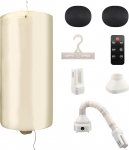 Kaasaskantav r&otilde;ivakuivati, 3-in-1 kaasaskantav mini soojuspumba kuivati koos taimeriga, elektriline kuivati koos kuivati koti ja kaugjuhtimispuldiga korteris kodus reisimiseks