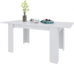 Pikendatav s&ouml;&ouml;gilaud l&auml;ikiv valge v&auml;rv 140 x 78 x 90 cm
