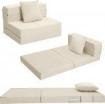 MeMoreCool kokkupandav madrats &uuml;he voodi k&otilde;rge tihedusega vaht Fold Out diivan tool Z voodi kokkupandav p&otilde;randafuton madrats p&otilde;randal lamamistooli k&uuml;laline diivan voodi kokkupandav diivan magamiseks Travel 13cm