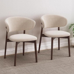 Puidust tool, kaasaegne s&ouml;&ouml;gitool, mugav seljatugi, lihtne hooldus k&ouml;&ouml;gi- ja s&ouml;&ouml;gitoa toolid elutuppa ja magamistuppa, 2 tk.