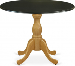 East West Furniture DST-BOK-TP Dublini s&ouml;&ouml;gitoa laud - &uuml;mmargune k&ouml;&ouml;gilaud koos tropi ja alusega, 42 x 42 tolli, mitmev&auml;rviline