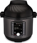 Instant Pot Pro Crisp 11-in-1 Electric Multi Cooker - Pressure Cooker, Hot Air Fryer, Slow Cooker, Steamer, Grill, Dehydrator and Sous Vide Machine - Black Stainless Steel, 1500 W, 7.6 L