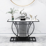 Skandinavischer Flurkonsolentisch, schmaler Beistelltisch f&uuml;r das Wohnzimmer und den Flur