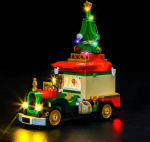 LocoLee valguskomplekt, mis &uuml;hildub Lego 40746 j&otilde;uluvana kaubikuga, ainult valguskomplekt - ei ole mudelit, valguskomplekt, mis &uuml;hildub Lego j&otilde;uluvana kaubikuga 40746