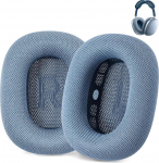 Ersatz-Ohrpolster f&uuml;r Airpods Max, kompatibel mit Apple AirPods Max Kopfh&ouml;rern. Mit Silikon gef&uuml;ttertes Netzgewebe, hochdichter Schaumstoff, starker Magnet (AHG-AIRPODS-MAX-V2-BLUE-EP)