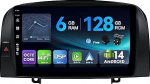 [6G+128G,Octa-Core] - MSD Autoradio f&uuml;r Hyundai Sonata NF (2004-2008) | Android 14 GPS Navi Radio | CarPlay Android Auto Lenkradsteuerung Dual-Band WiFi DSP DAB | Tagfahrkamera MIC | 2 Din 9 Zoll