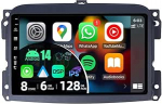 JOYX Android 12 autoraadio sobib Fiat 500L (2012-2016) Sisseehitatud DSP / Carplay / Android autokaamera MIC tasuta 10,1-tolline 2 DIN tugi SWC 4G WiFi DAB Fast-Boot 360 kaamera