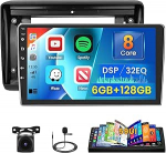 [8 Core 6G + 128G] Inefala autoraadio Fiat Ducato / Citroen Jumper / Peugeot Boxer 2010, 9-tolline puuteekraaniga raadio Android traadita CarPlay Android auto GPS WiFi Bluetooth RDS FM USB SWC Mik
