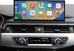 Ninetom autoraadio 12,3-tolline puuteekraan koos juhtmevaba Carplay & Android autoga 2016-2019 Audi A4 A5 koos MIB s&uuml;steemiga, toetab Mirrorlink, kaamera, navigatsioon, Siri, muusika
