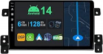 9-tolline Android 14 autoraadio koos satelliitnavigatsiooniga Suzuki Grand Vitara 2004-2015 | Octa Core | 6GB 128GB | Sisseehitatud 4G LTE | CarPlay & Android Car | DSP | DAB | HDMI | Dual Band WiFi | Bluetooth 5.0