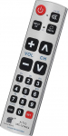 Unocar universaalne kaugjuhtimispult eakatele Extra suur Jumbo kaugjuhtimispult Simple Basic Control & LG Samsung Sony JVC Toshiba Sharp Panasonic Technika Hitachi Polaroid TV