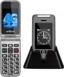 artfone G6 4G Senior mobiiltelefon Kokkupandav mobiiltelefon ilma lepinguta, suured nupud, mobiiltelefon, SOS h&auml;daabik&otilde;ne nupp, laadimisjaam, k&otilde;lar, Quick Force, mobiiltelefon eakatele, FM