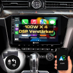 Dynavin autoraadio navigatsioonis&uuml;steem VW Golf 7 Passat B8 Tiguan Polo Skoda Octavia Superb, 9/10,1-tolline OEM raadio Bluetoothiga, DAB+ valmis, &uuml;hildub Carplay ja Android Cariga