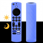 Silikon-Schutzh&uuml;lle f&uuml;r Fernbedienung (leuchtet im Dunkeln) f&uuml;r 4K Max (2. Generation), Insignia/Pioneer/Omni (QLED) Serie mit Umh&auml;ngeband