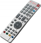 SHWRMC0122 SHW/RMC/0122 Asendab puldi - VINABTY-fit Sharp 4K UHD LED teleri puldi LC-55CFG6242KF LC-24DHG6131KF LC-40CFG6241KF LC-49CFG6241KF LC-43CFG6241KF LC-40CFG6241KF asendaja.