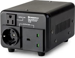 Bronson++ TI 110-voldine pingemuundur / USA trafo - Sisse: 100-120 v&otilde;i 220-240 volt / V&auml;lja: 110 ja 220 volt - Bronsoni r&otilde;ngass&uuml;damikuga trafo.