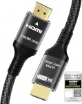 Sertifitseeritud 10K 8K HDMI 2.1 kaabel 4M, 48Gbps Ultra High Speed HDMI kaabel Ethernet CEC 4K 240Hz 200Hz 165Hz 144Hz 120Hz 8K 60Hz ARC eARC HDCP2.3 HDR10+ PC S&uuml;learvuti TV Monitor Projektor Sky-Q X-box